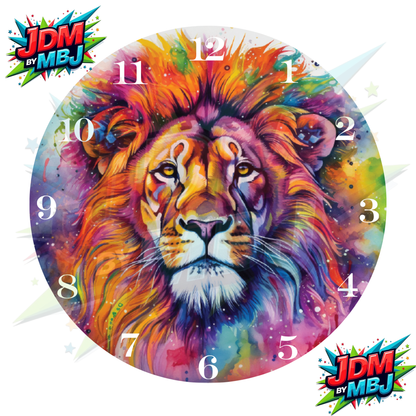 Impresiones de sublimación de relojes de 8 pulgadas (20 cm x 20 cm) - Inspiradas en animales