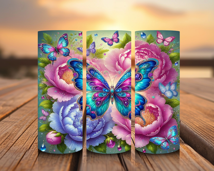 Impresiones de sublimación de aves y mariposas