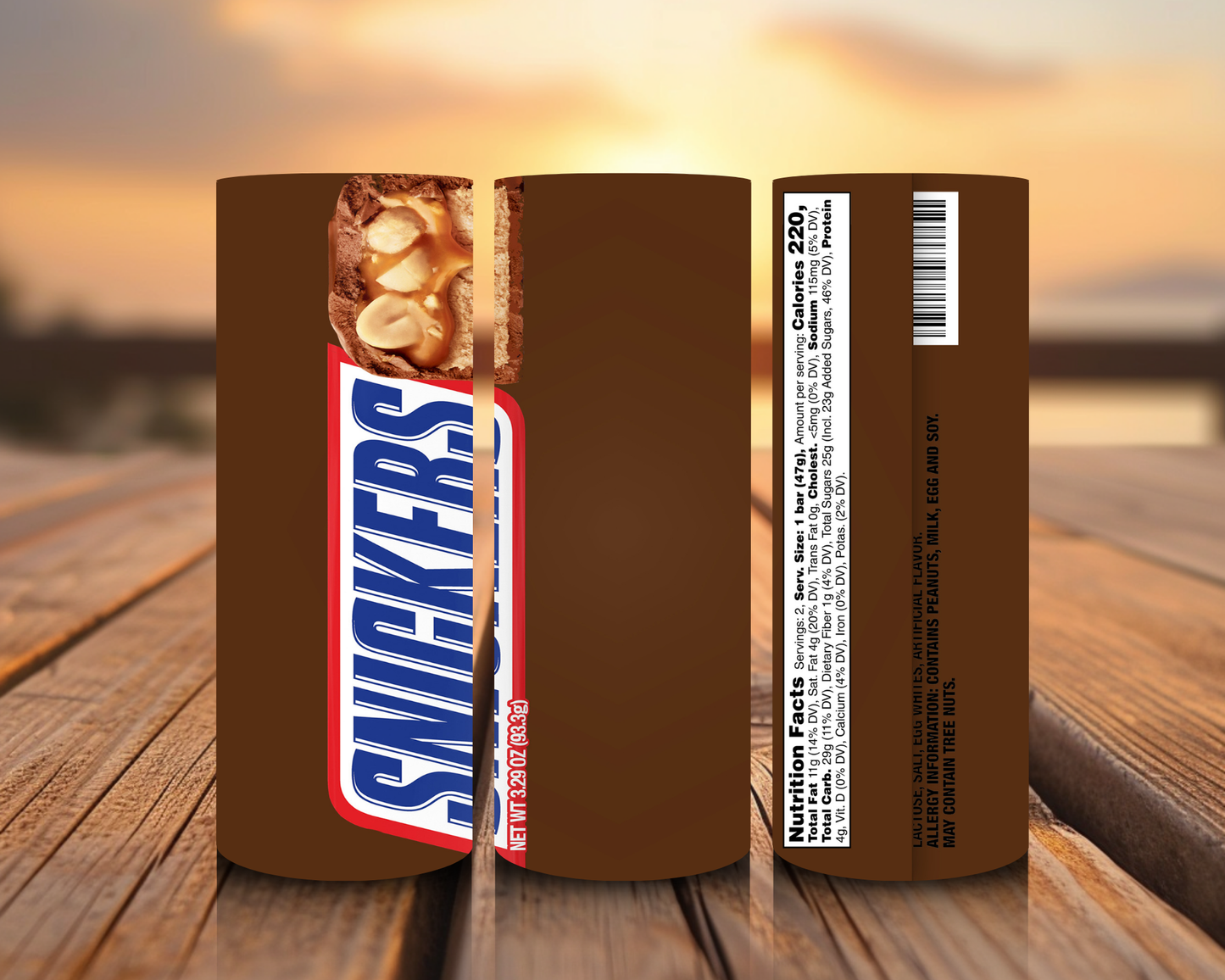 Inspirado en impresiones de sublimación de snacks