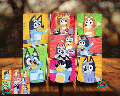 Inspired by Bluey Sublimation Prints