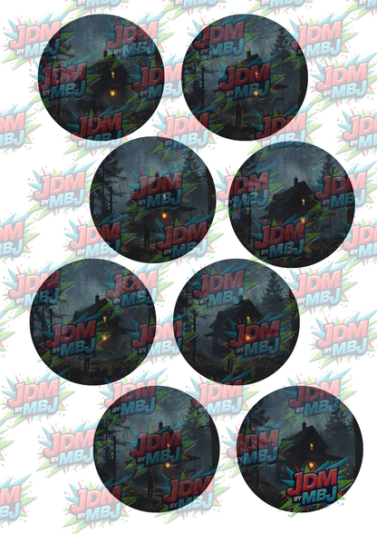 Impresiones de sublimación de posavasos para coche (8 por página)