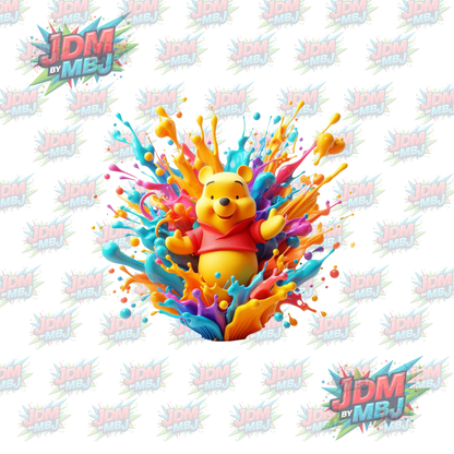 Iron On - Inspired Disney Colour Splash DTF 20cm
