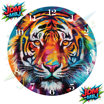 Impresiones de sublimación de relojes de 8 pulgadas (20 cm x 20 cm) - Inspiradas en animales