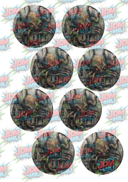 Impresiones de sublimación de posavasos para coche (8 por página)