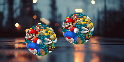 Impresiones de sublimación de posavasos de Super Mario (8 por página)