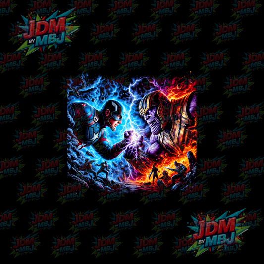 Iron On - Superhero Halftone DTF