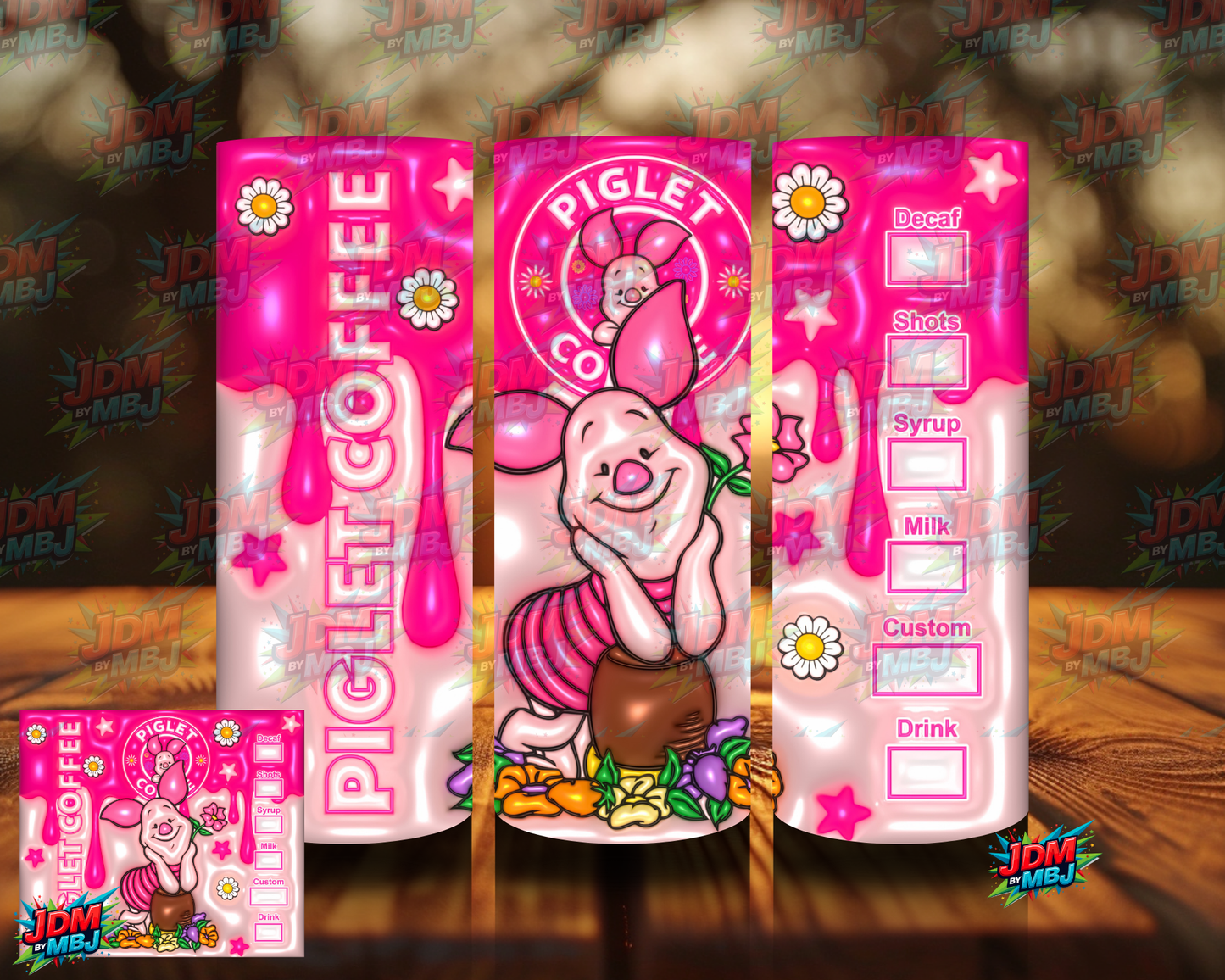 Bubble Style "Coffee" Sublimation Prints