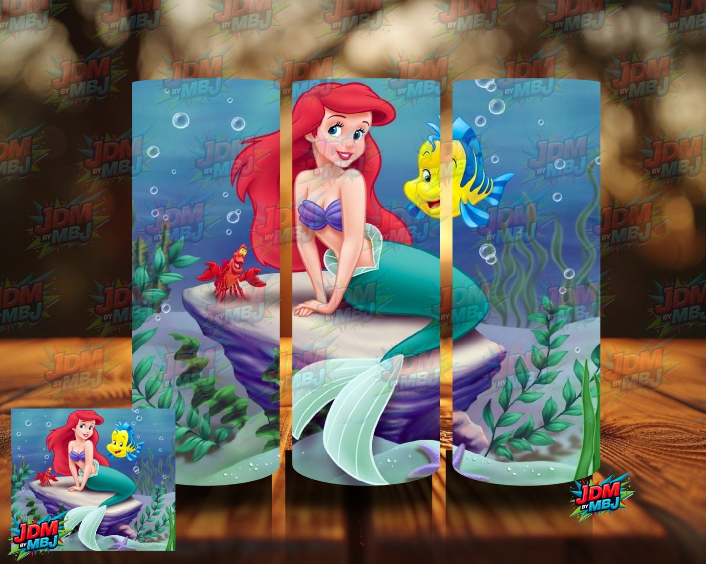 Inspired by The Little Mermaid Sublimation Prints
