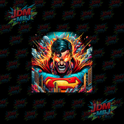 Iron On - Superhero Halftone DTF