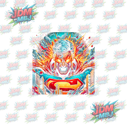 Iron On - Superhero Halftone DTF