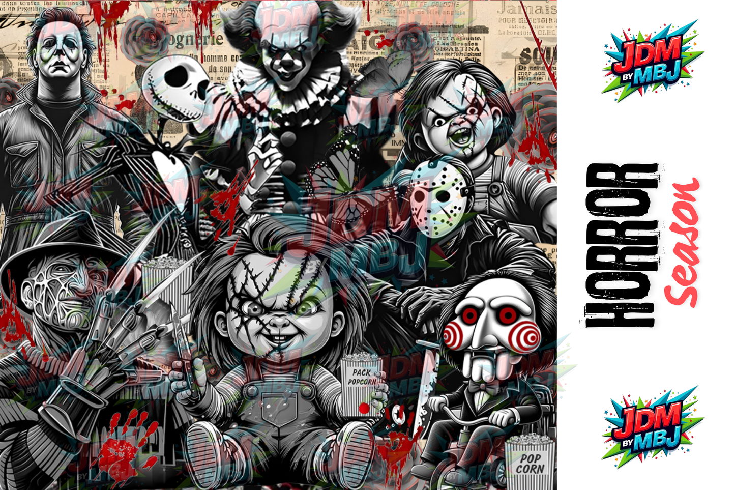 Inspirado en el terror [Volumen 1] Impresiones por sublimación