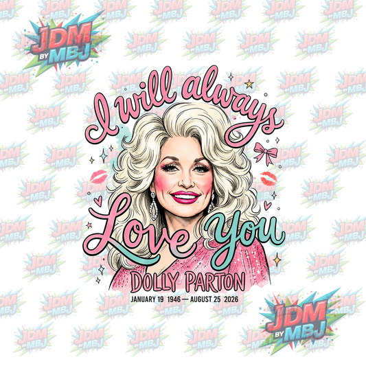 Iron On - Dolly Parton DTF