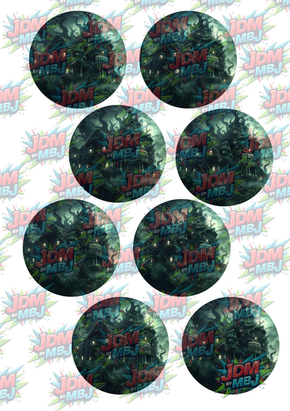 Impresiones de sublimación de posavasos para coche (8 por página)