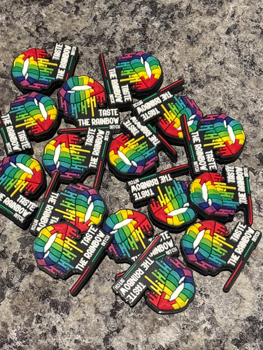 Inspired by Taste the Rainbow Shoe Charm's