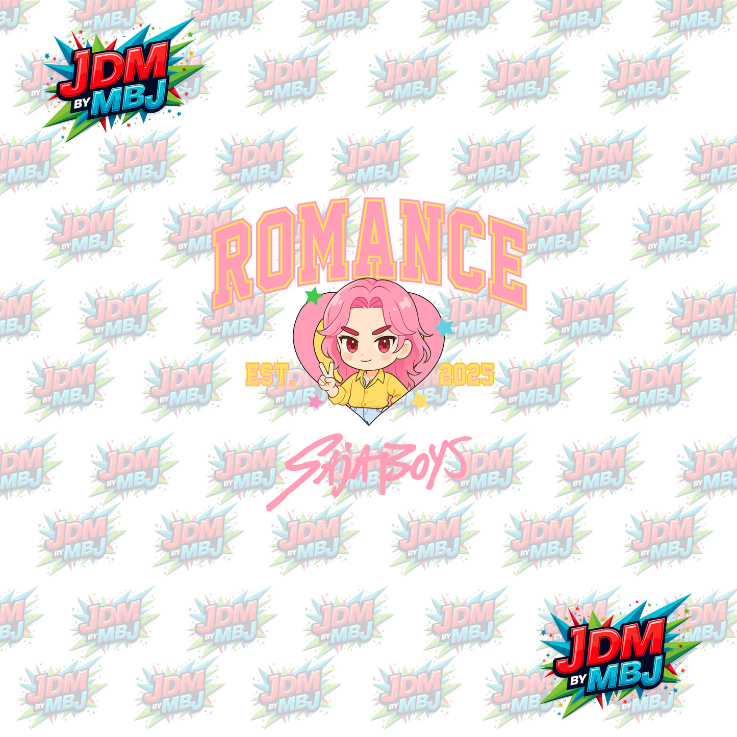 Iron On - Romance "Saja Boys" "K-Pop" DTF 20cm