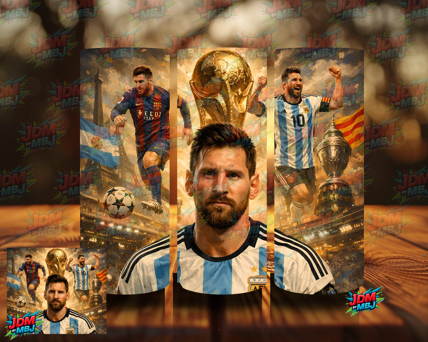 Inspired by Messi Soccer Player Sublimation Prints