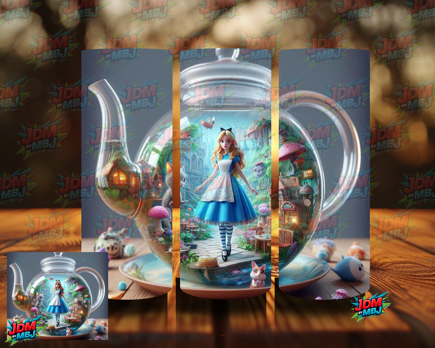 Inspired by Alice In Wonderland Sublimation Prints