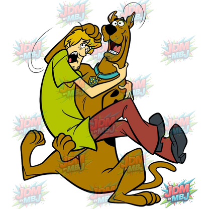 Vinilo termoadhesivo de Scooby Doo (DTF) de 25 cm