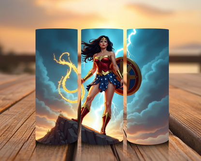 Inspirado en las impresiones de sublimación de la Mujer Maravilla