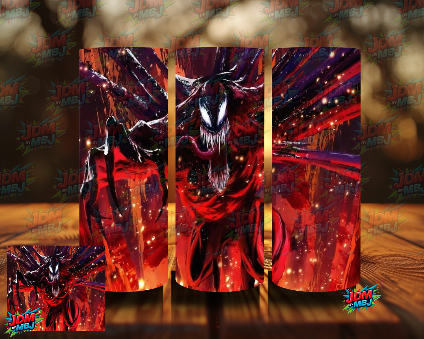 Inspirado en las impresiones de sublimación de Venom