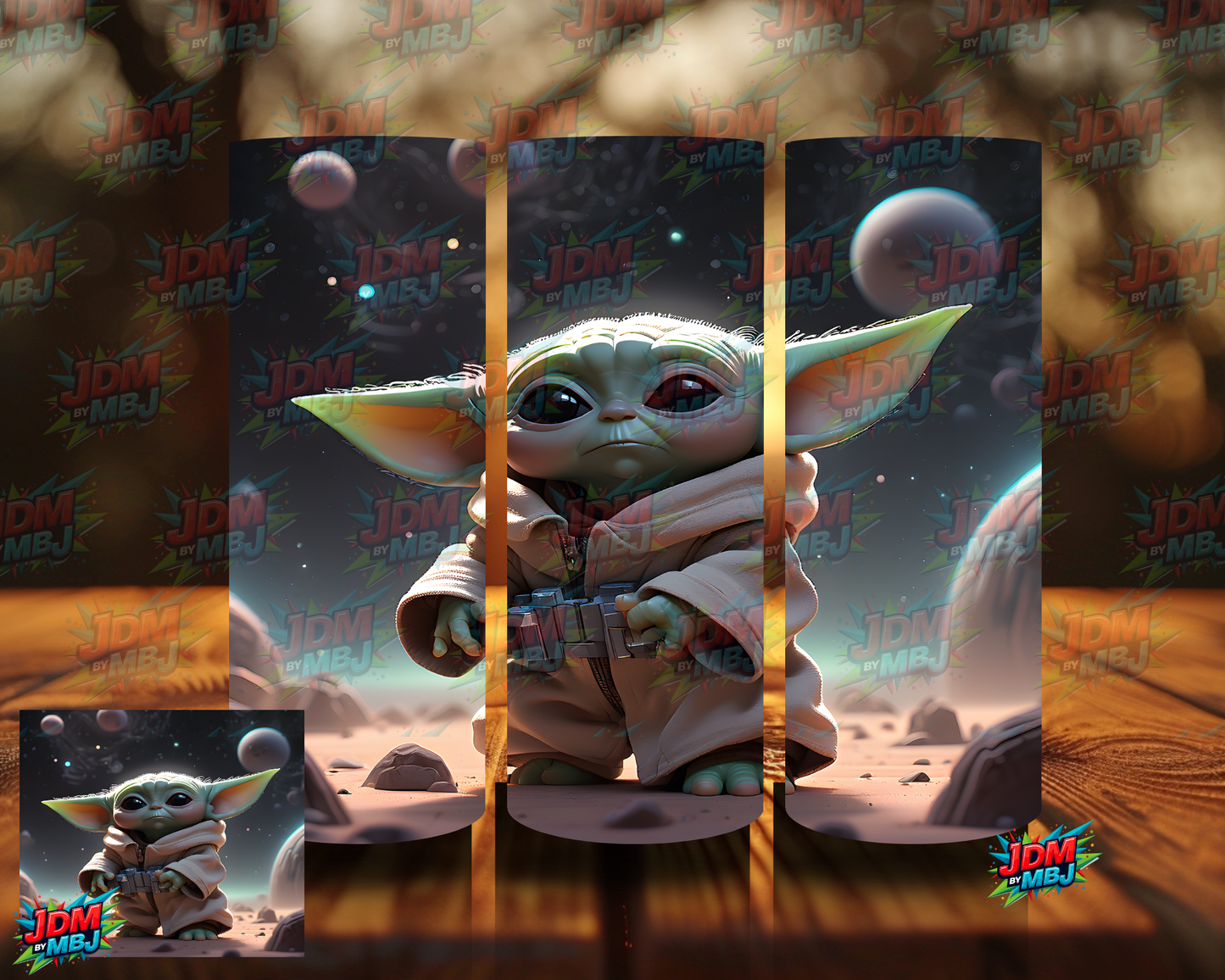 Inspired by Yoda Sublimation Prints