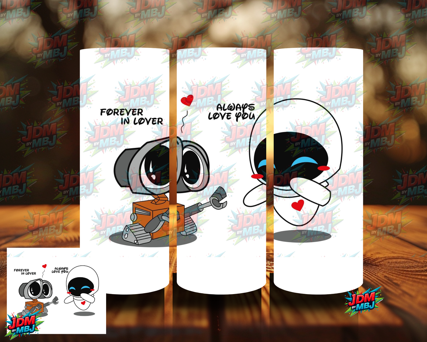 Inspired by Wall-E Sublimation Prints