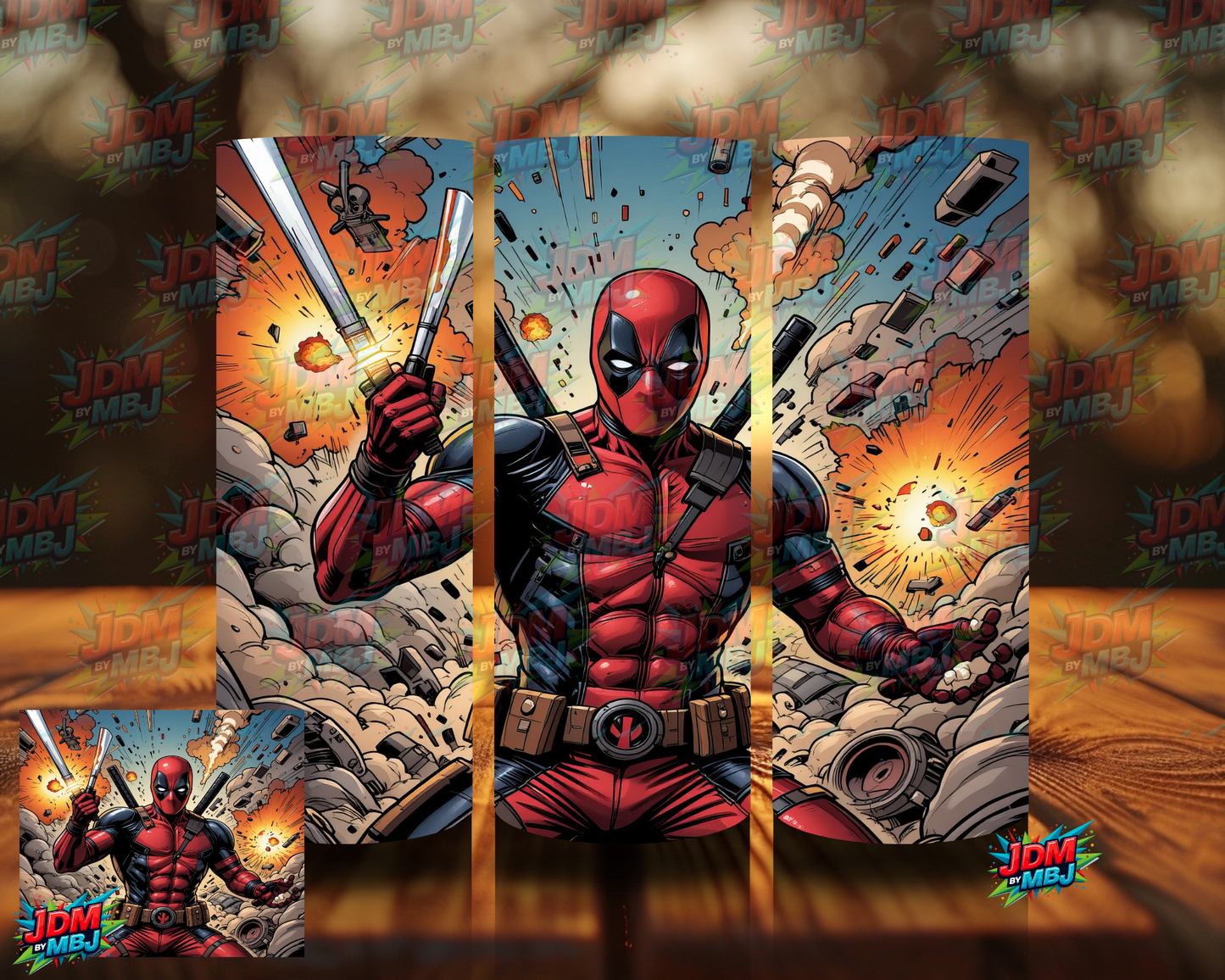 Inspired by Dead Pool Sublimation Prints