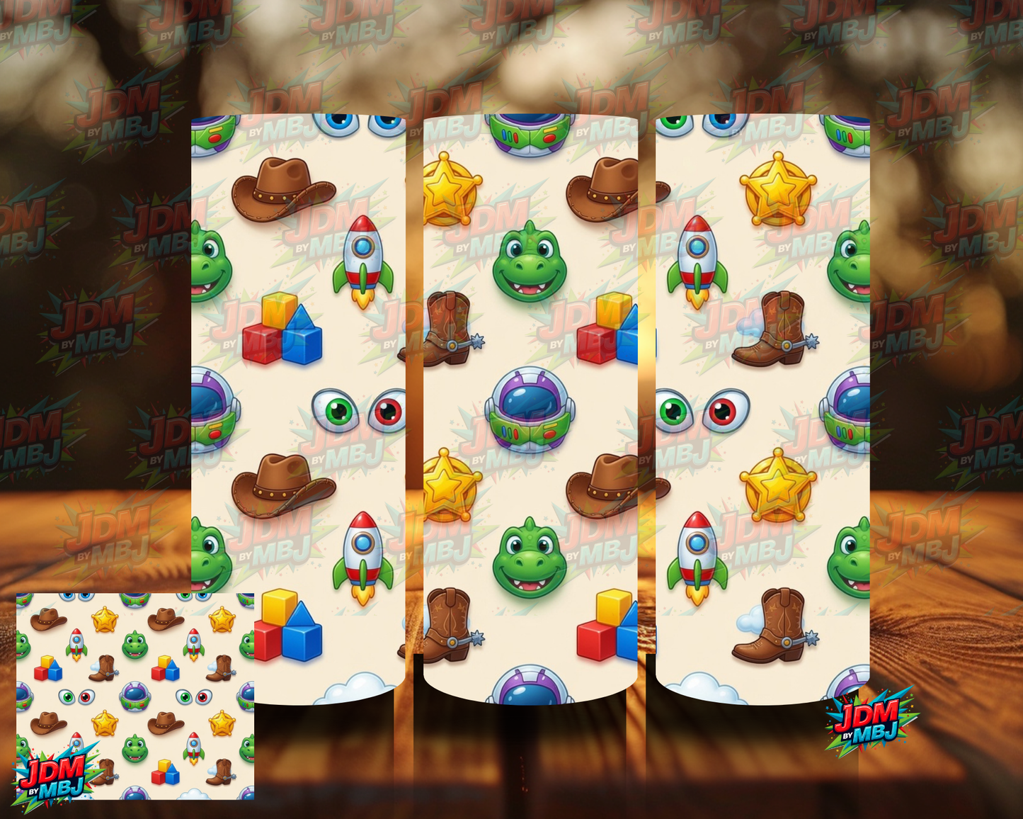 Inspired by Toy Story Patten Sublimation Prints