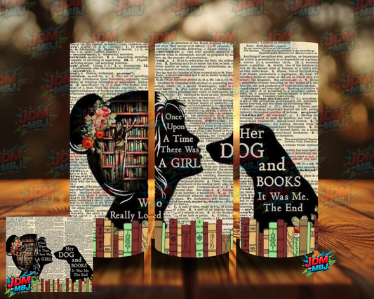 Who Really Loved her Dog & Books ... - 'Book' Sublimation Prints