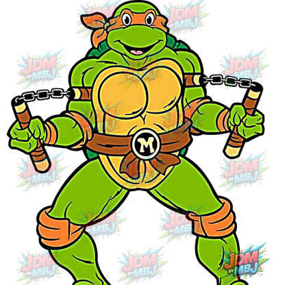 Pegatina termoadhesiva de las Tortugas Ninja Adolescentes Mutantes (25 cm)