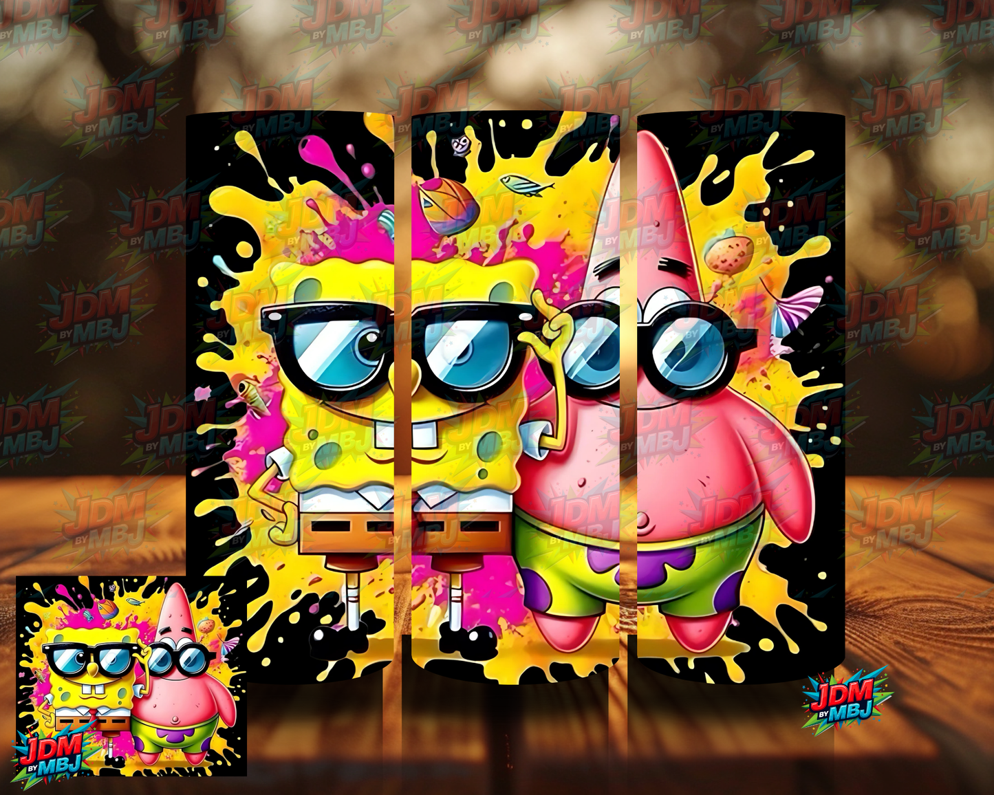 Inspired by Sponge Bob Square Pants Sublimation Prints