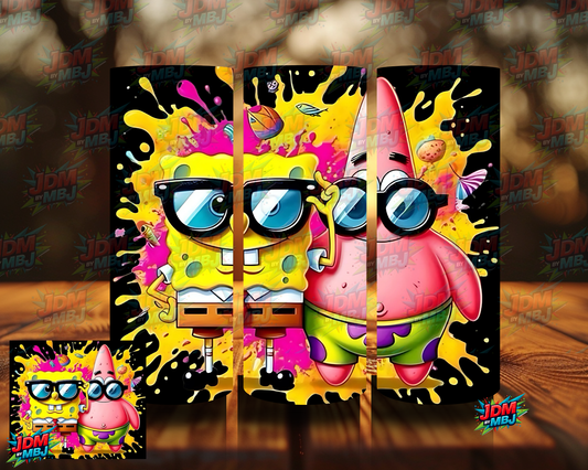 Inspired by Sponge Bob Square Pants Sublimation Prints
