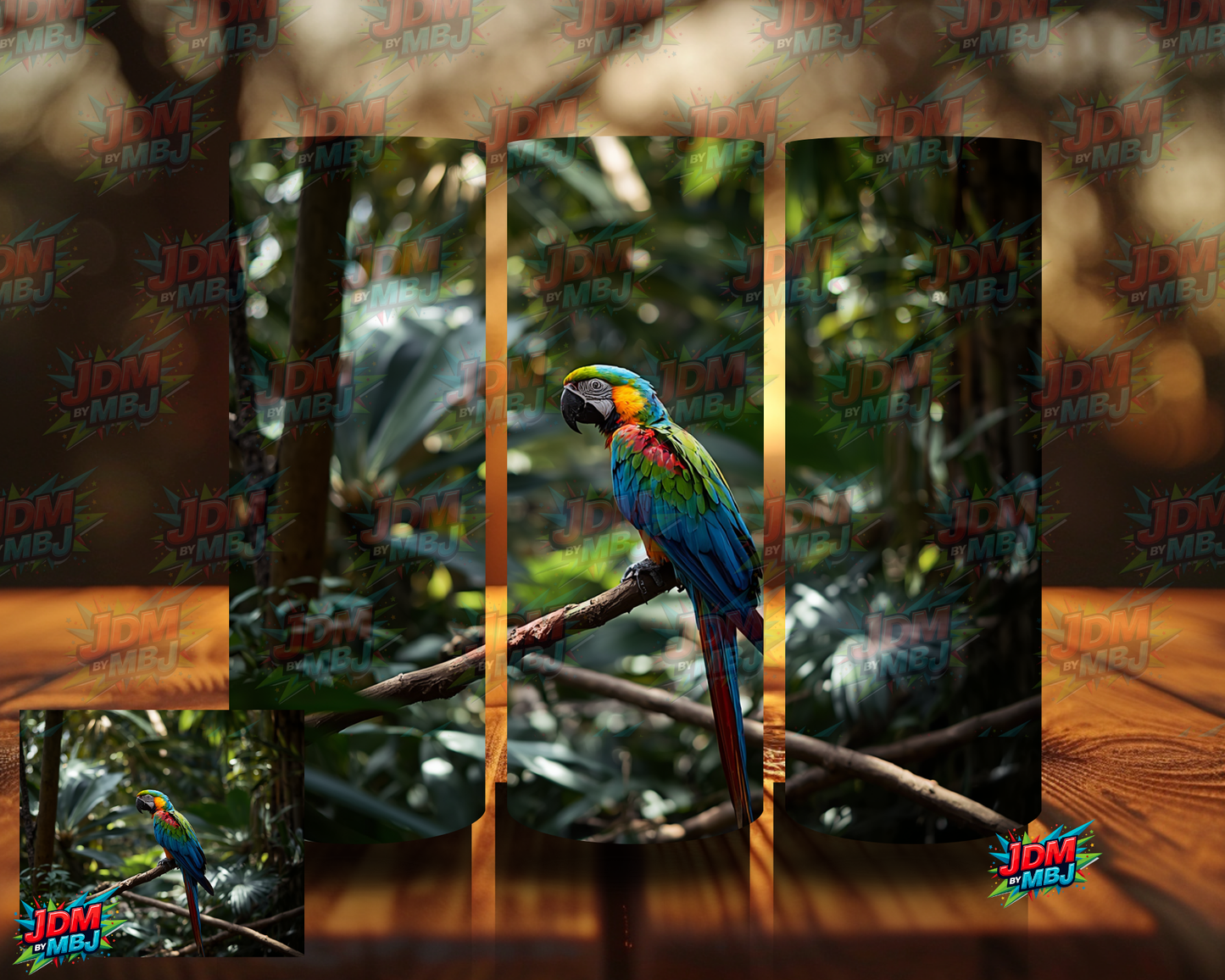 Inspired by Macaw Parrot's Sublimation Prints