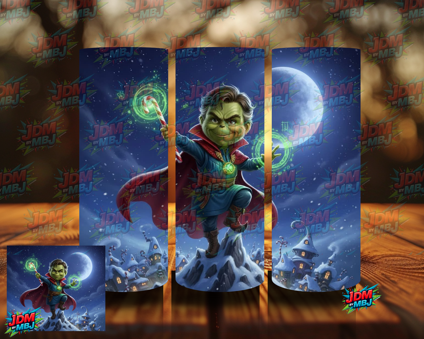 Inspired by Grinch Styled by Marvel/DC  Sublimation Prints