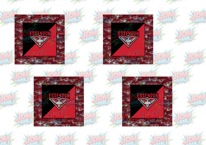 Inspired by AFL Digital Alarm Clock Sublimation Prints