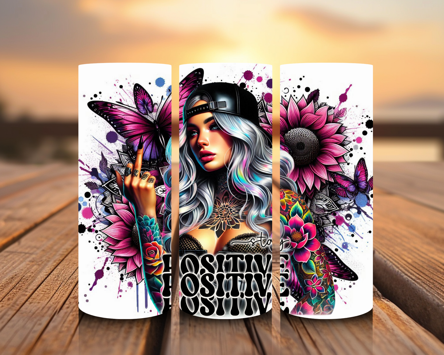 Inspirado en las impresiones de sublimación de Tattoo Girl