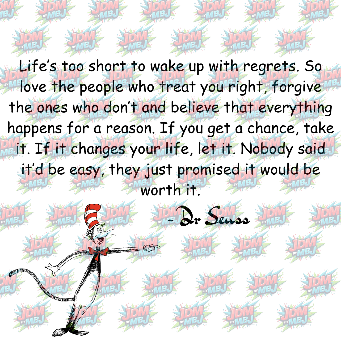 Inspired by Cat in The Hat Sublimation Prints