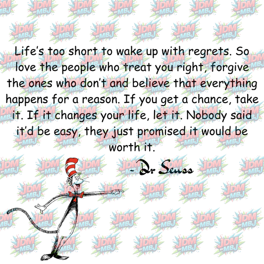 Inspired by Cat in The Hat Sublimation Prints