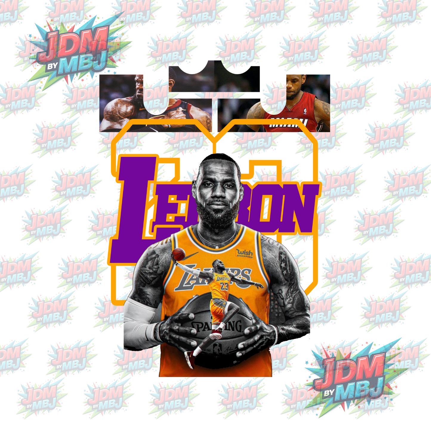 Iron On - Lebron DTF 20cm