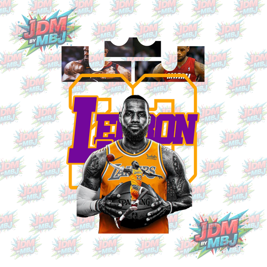 Iron On - Lebron DTF 20cm