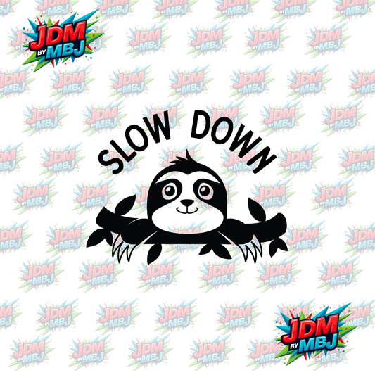 Iron On - Sloth DTF 20cm