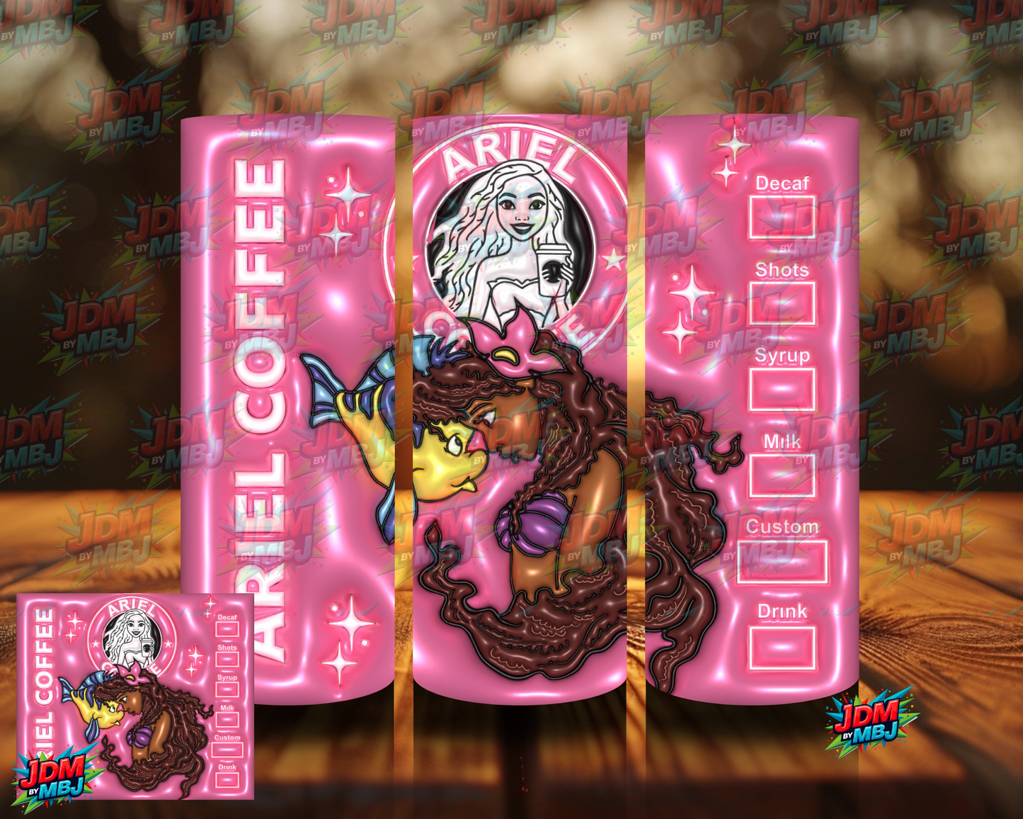 Bubble Style "Coffee" Sublimation Prints