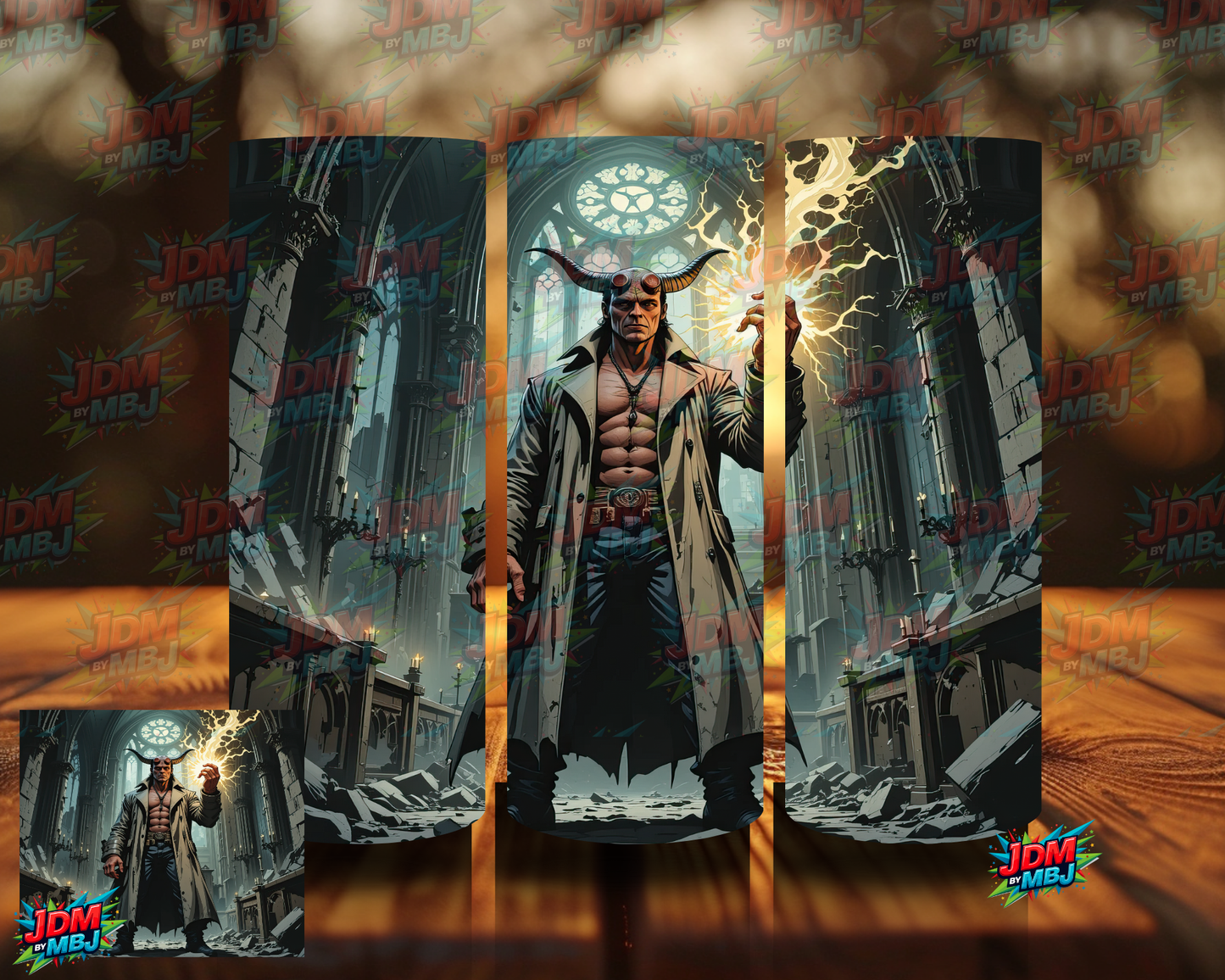 Inspired by Hell Boy Sublimation Prints