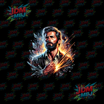 Iron On - Superhero Halftone DTF