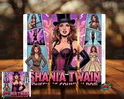 Inspired by Music Artist Cartoon Sublimation Prints