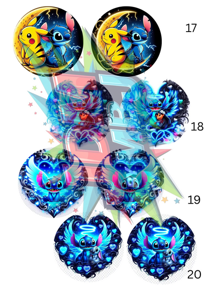 Impresiones por sublimación de posavasos para coche (8 por página)