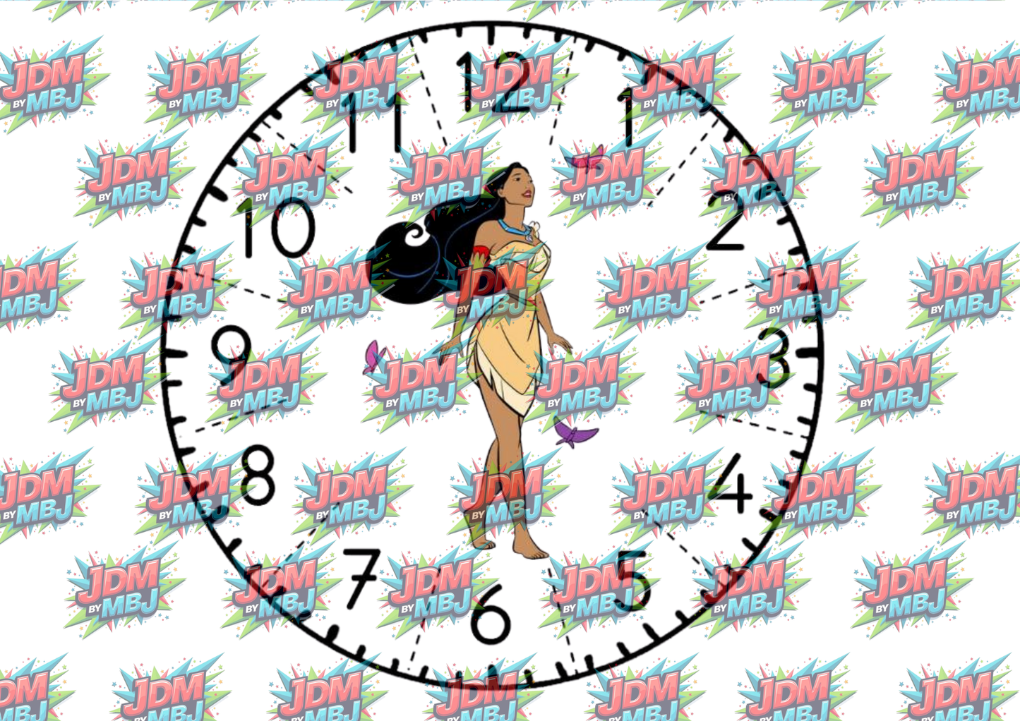 Clock Sublimation Prints- Inspired by Disney, Stitch & More