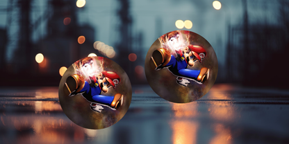 Impresiones de sublimación de posavasos de Super Mario (8 por página)