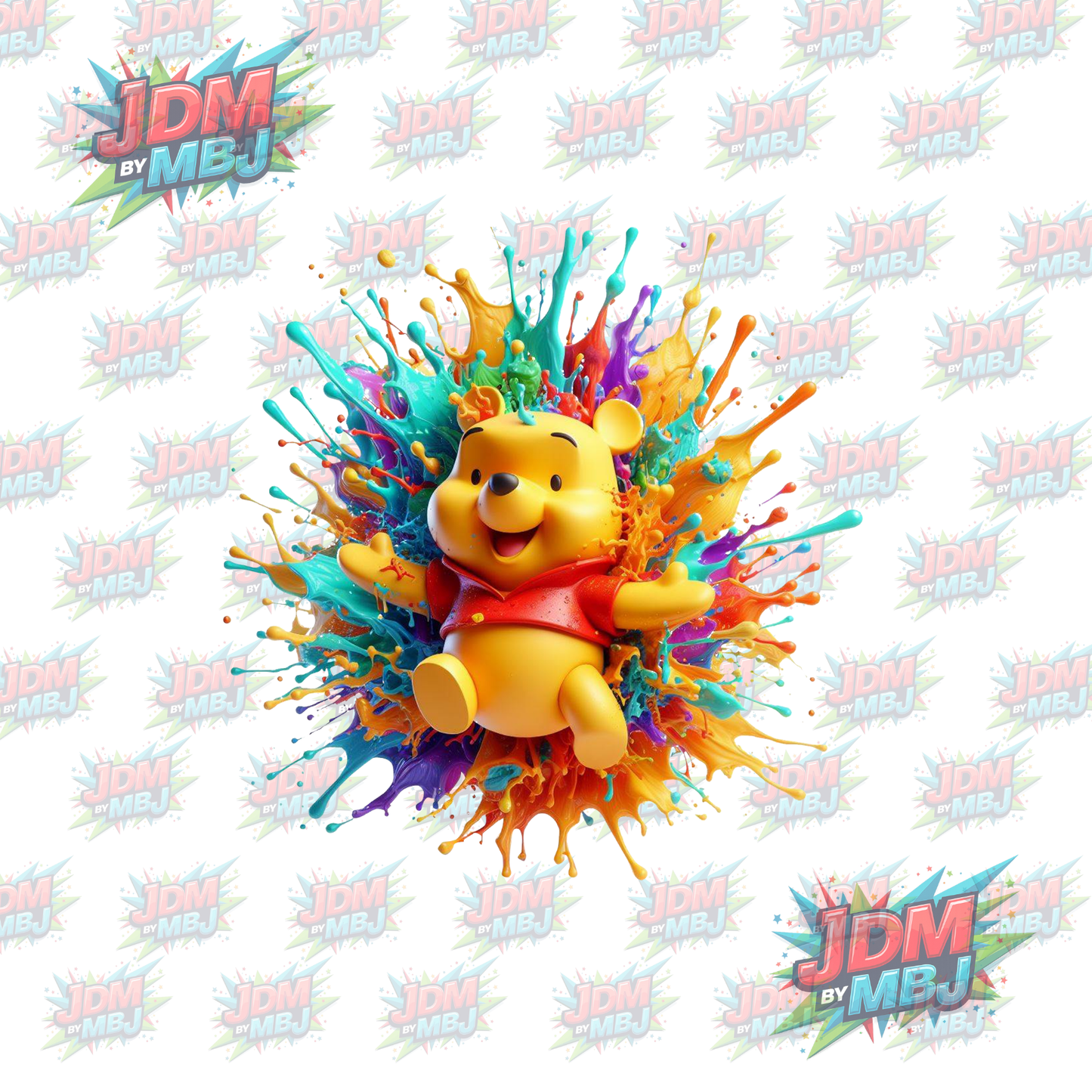 Iron On - Inspired Disney Colour Splash DTF 20cm