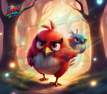 Inspirado en las impresiones de sublimación de Angry Bird